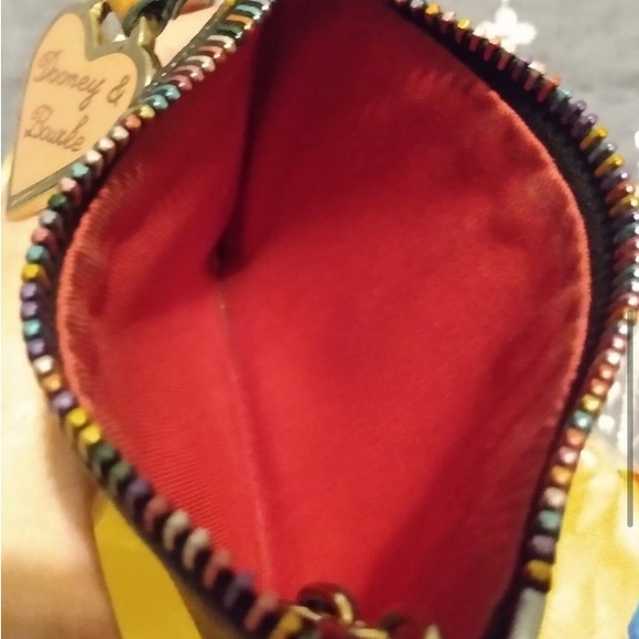 EUC: Vintage Rainbow Bumblebee Dooney & Bourke Rare coin bag Wristlet - Picture 8 of 11
